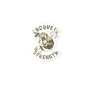 Croqueta Strength Bubble-Free Stickers