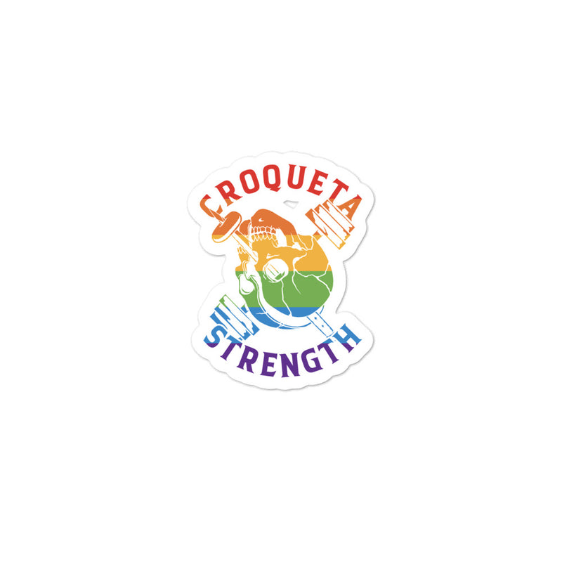 Croqueta Strength Bubble-Free Stickers