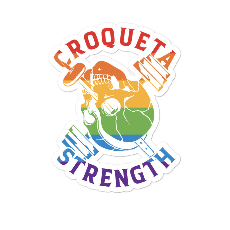 Croqueta Strength Bubble-Free Stickers