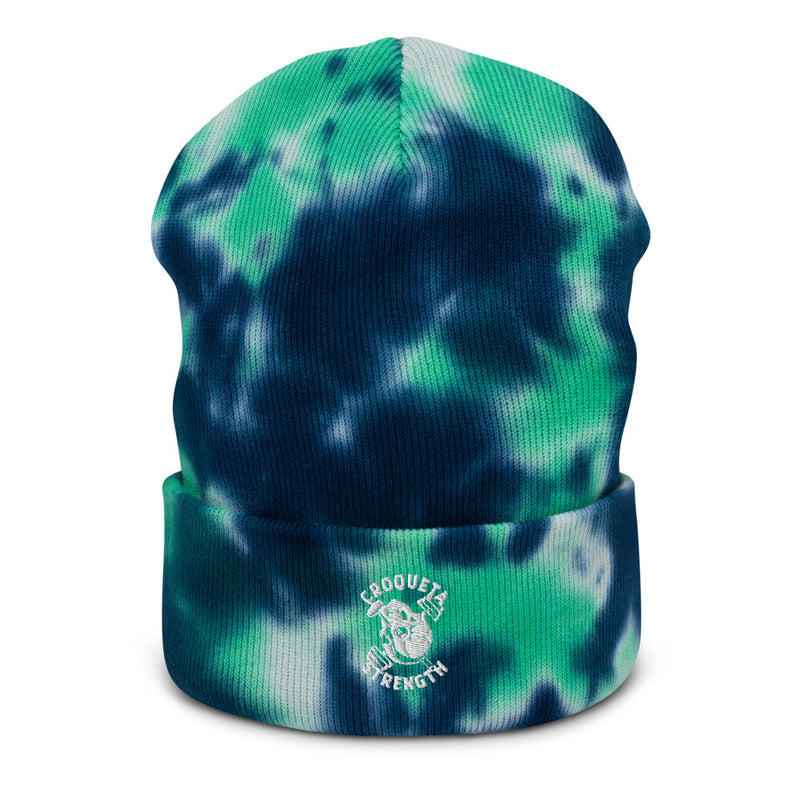 Tie-dye Embroidered beanie