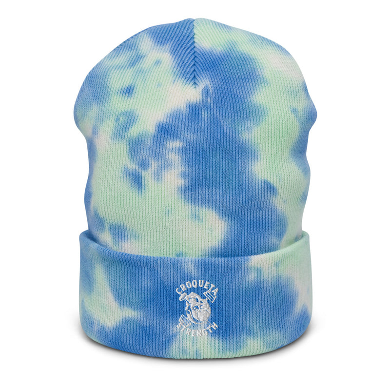 Tie-dye Embroidered beanie